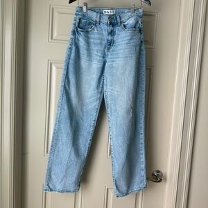 DAZE Women's Straight Leg Light Blue Jeans